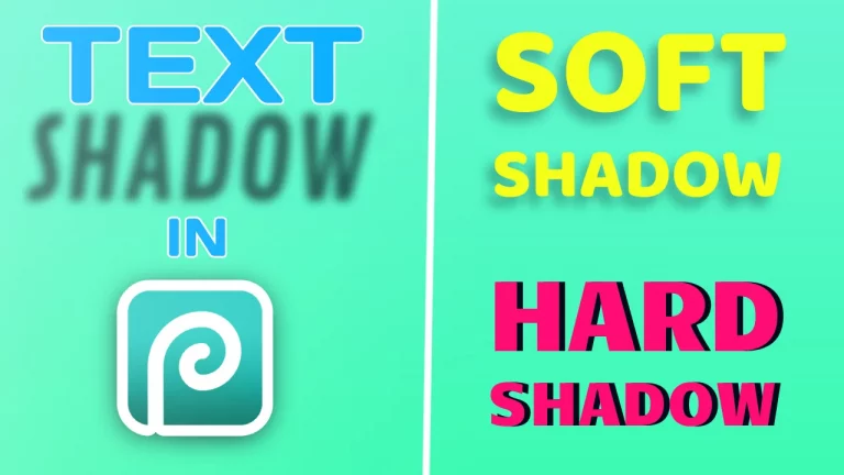How to add shadow to text in Photopea