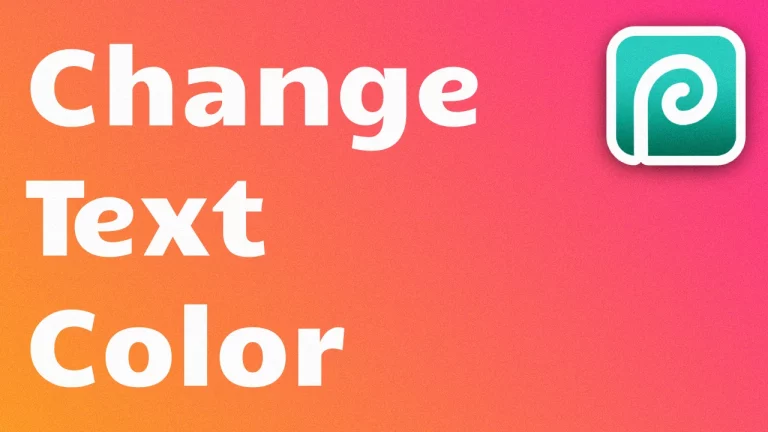 How To Change Text Color In Photopea