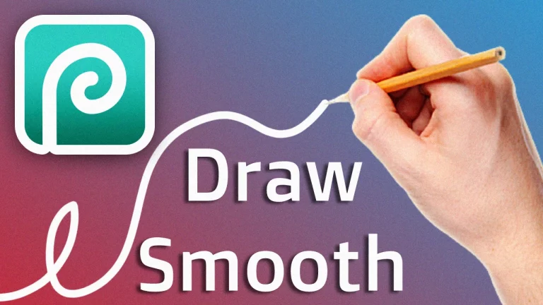 How to Draw Smooth Lines in Photopea