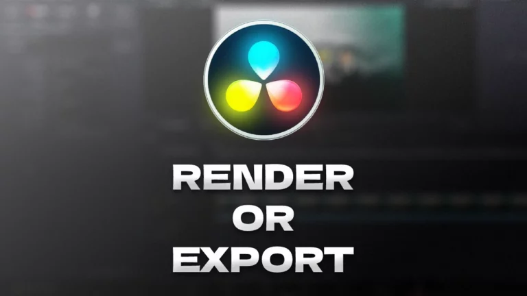 How to Render Videos in DaVinci Resolve (More than one way)