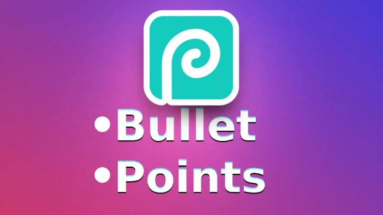 How to add bullet points in Photopea (Easy Way)